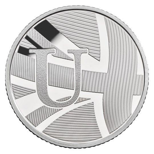 Silver U Logo - U Flag 2018 UK 10p Silver Proof Coin. The Royal Mint