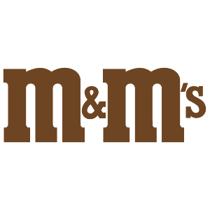 Old M Logo - History of All Logos: All M&M's Logos