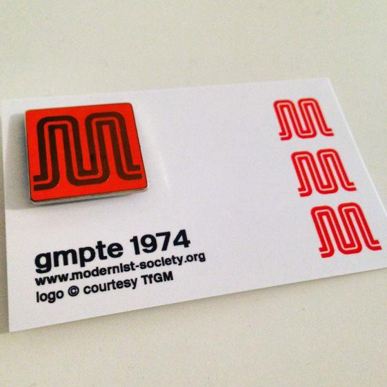 Old M Logo - Manchester Modernist GMPTE Logo Badge