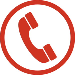 Red Telephone Logo - Monochrome Red Phone Icon Clip Art clip art