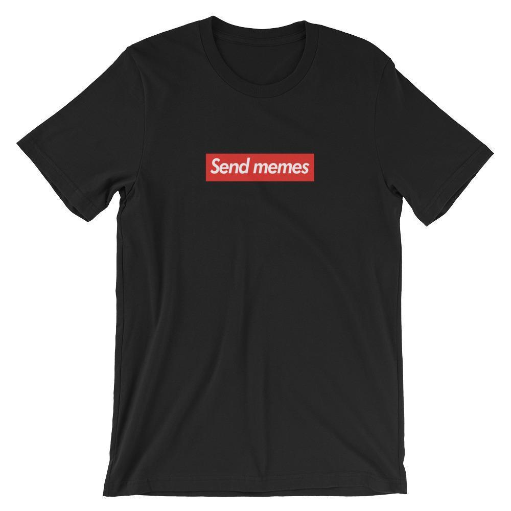 Dank Memes Supreme Logo - Send Memes Supreme T-Shirt – Dank Meme Apparel