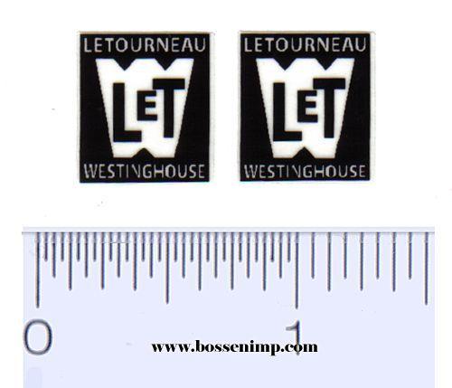 Le Tourneau Logo - Decal Letourneau-Westinghouse Logo