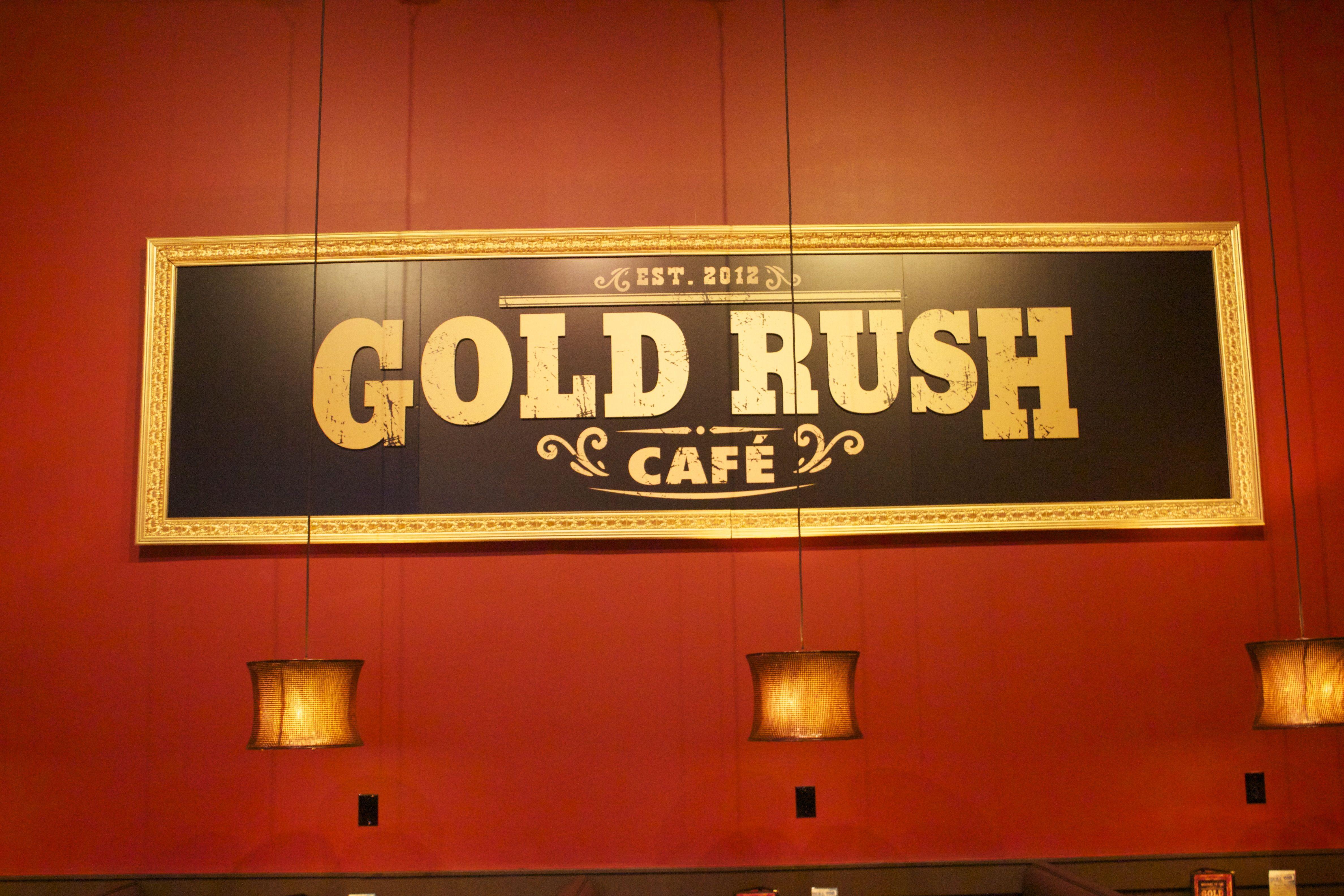 Red Gold Restaurant Logo - Washington Gold Restaurant Spotlight: Gold Rush Café