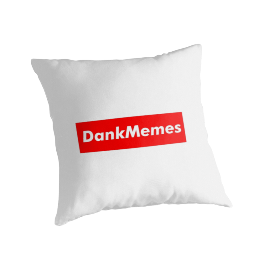 Dank Memes Supreme Logo - Dank Memes Supreme Box Logo | Dank Throw Pillows | Dankest memes ...