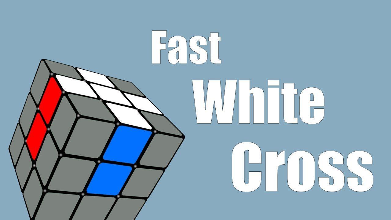 Blue White Cross Logo - How To Solve the White Cross Fast! - YouTube