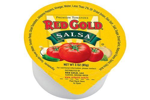 Red Gold Restaurant Logo - 3 oz Red Gold Naturally Balanced Salsa 84ct - Restaurant Product ...