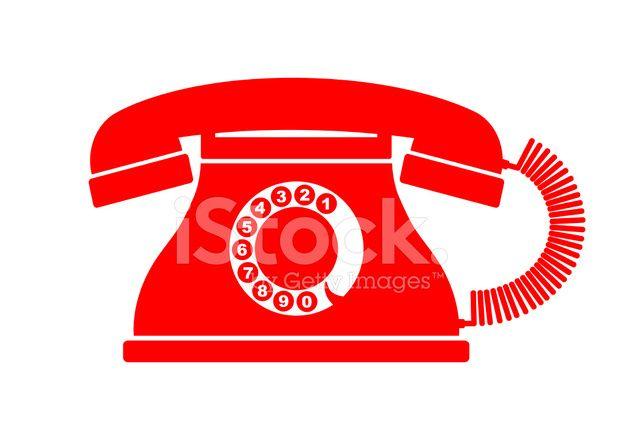 Red Telephone Logo - Red Telephone Icon Stock Vector - FreeImages.com