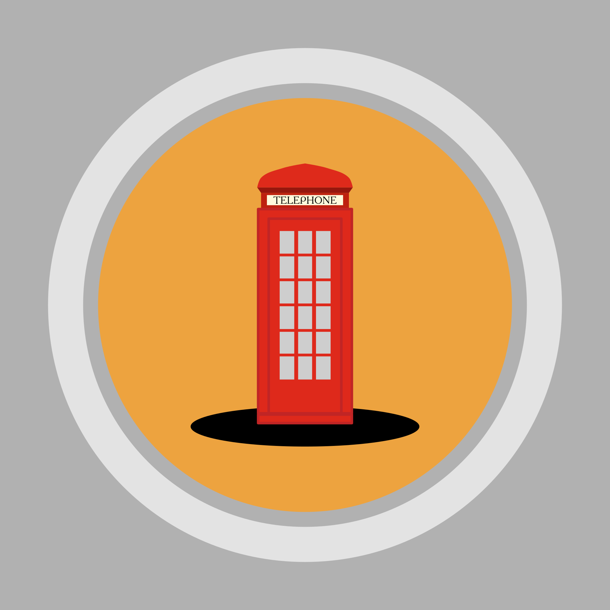 Red Telephone Logo - File:Round Landmark Icon Red Telephone Box.svg - Wikimedia Commons