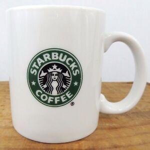 Starbucks Coffee Cup Logo - Starbucks Coffee Mug Green Mermaid Siren Logo White Ceramic 10 oz ...