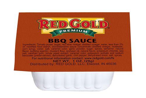 Red Gold Restaurant Logo - 1 oz Red Gold Naturally Balanced BBQ Sauce - Restaurant Product ...