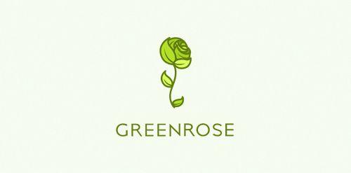 Green Rose Logo - Green Rose | LogoMoose - Logo Inspiration