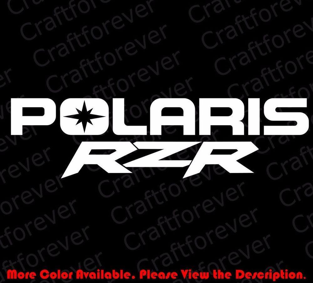 The 100 Polaris Logo - POLARIS RZR ATV Off Road Logo Car Window Laptop Phone Vinyl Decal