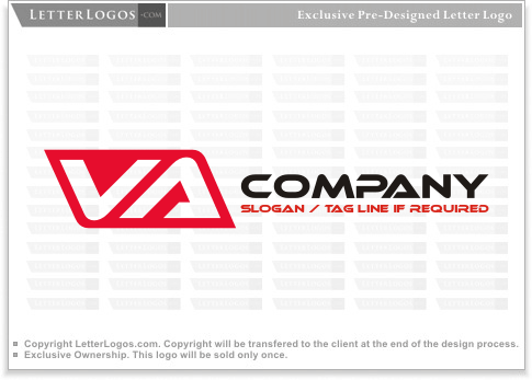 Red Letter V Logo - White and Red VA Logo ( letter-v-logo-24 )