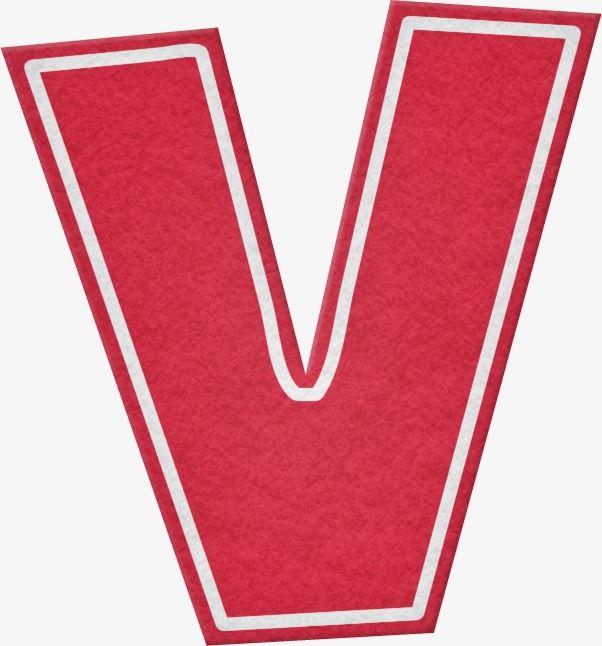 Red Letter V Logo - Red Letter V, Letter Clipart, Alphabet Font, Art Font PNG Image and ...