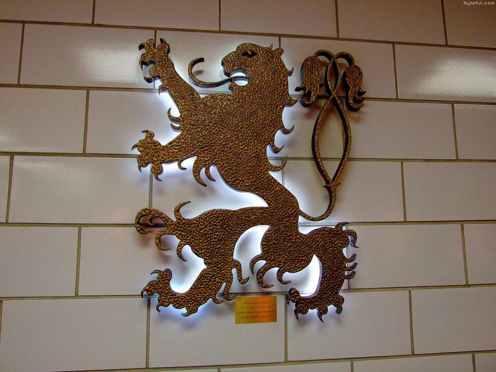 Coors Lion Logo - Coors Brewery Tour photo • Andrew M. Crusoe