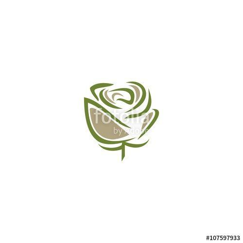 Green Rose Logo - Green Rose Logo Stock Image And Royalty Free Vector Files