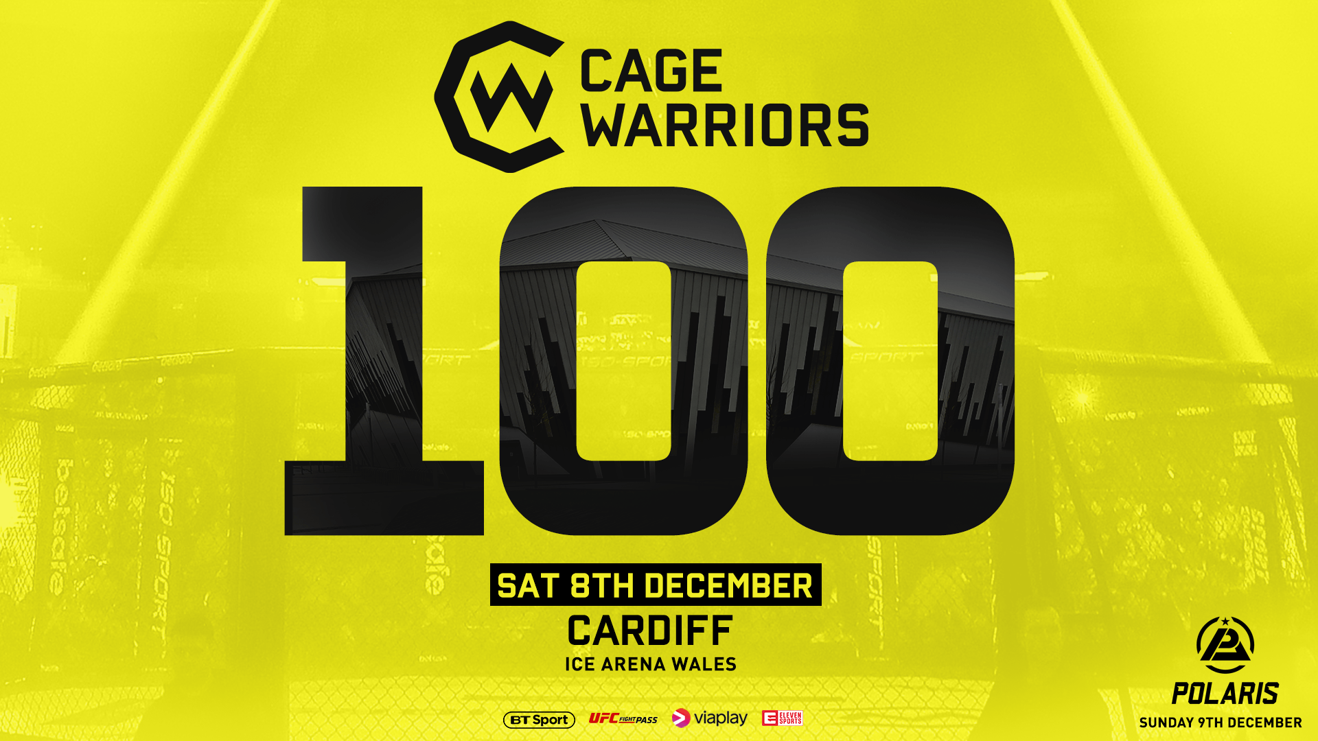 The 100 Polaris Logo - Cage Warriors partner with Polaris for incredible December weekender