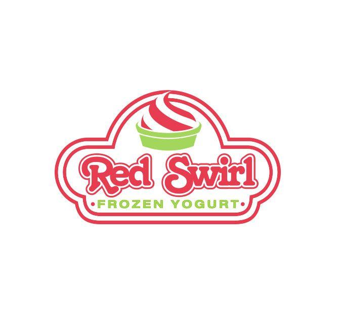Frozen Yogurt Logo - Itchy Dog Productions – Red Swirl Frozen Yogurt