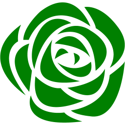 Green Rose Logo - Green rose icon - Free green flower icons