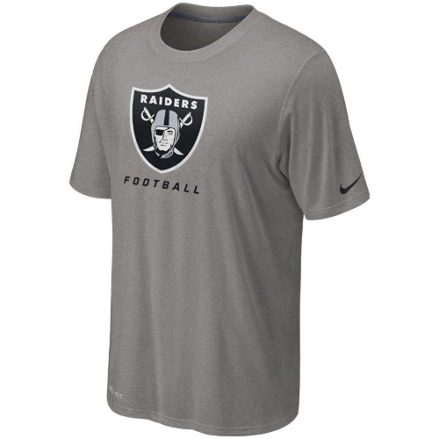 Nike Elite Logo - Nike Oakland Raiders Legend Elite Logo Sideline Performance T Shirt