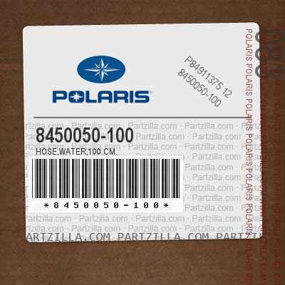 The 100 Polaris Logo - Polaris 8450050-100 - HOSE,WATER,100 CM. | Partzilla.com