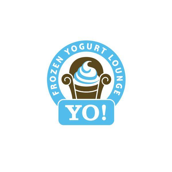 Frozen Yogurt Logo - Logo: Yo! Frozen Yogurt Lounge. Briley Design Group