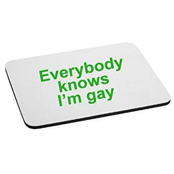 Lime Green M Logo - Everybody knows I'm Gay Mouse Pad - Lime Green: Amazon.co.uk: Office ...