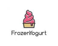 Frozen Yogurt Logo - yogurt Logo Design
