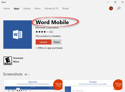 Office Mobile Apps Logo - Get the hidden Office Mobile apps for Windows 10