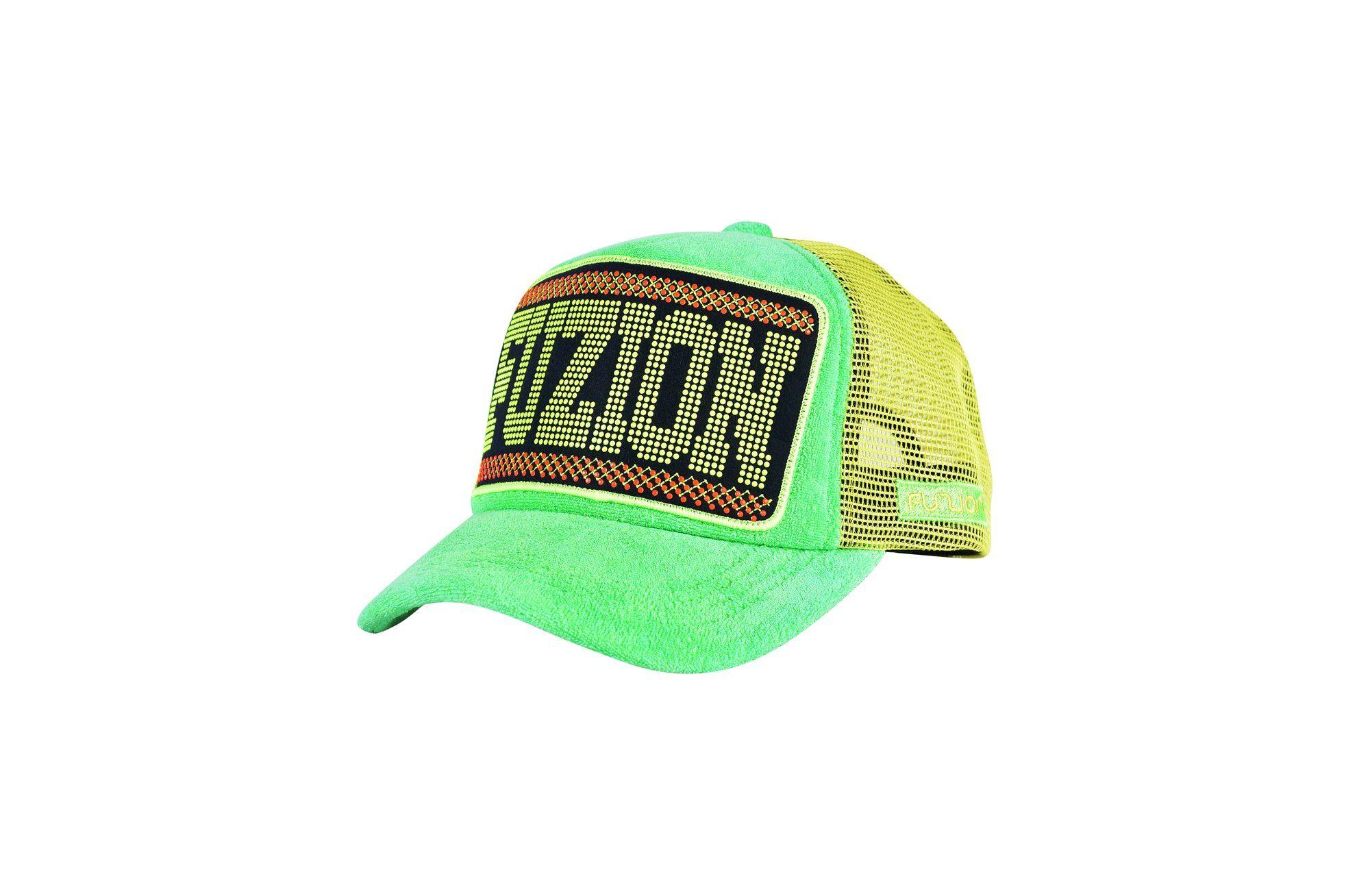 Lime Green M Logo - Fuzion Classic 012 Lime-Green - Fuzion caps