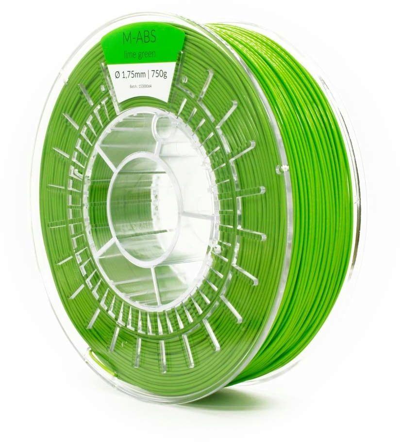 Lime Green M Logo - AprintaPro PrintaMent M-ABS lime green - 3DJake Online Shop UK