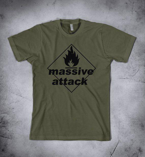 Blue Lines Logo - Massive Attack t shirt Blue Lines logo mens t shirt trip