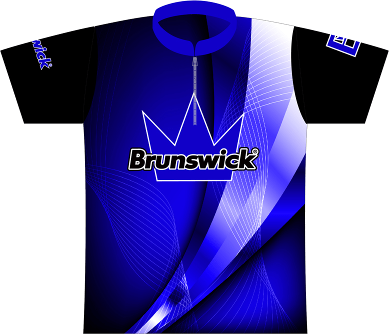 Blue Lines Logo - Team Brunswick Blue Lines Dye Sublimated Jersey - Logo Infusion