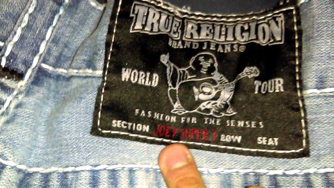 True Religion Brand Jeans Logo - Real vs. Fake! True religion brand jeans - YouTube