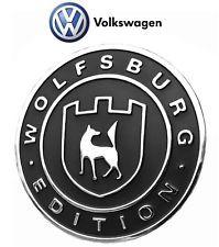 VW Wolfsburg and Logo - 2x OEM VW Volkswagen Wolfsburg Edition Badge Emblem PASSAT Golf