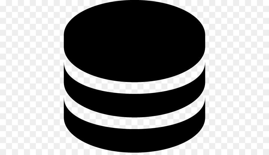 Black Server Logo - Computer Icons Database server Black and white Logo - database png ...