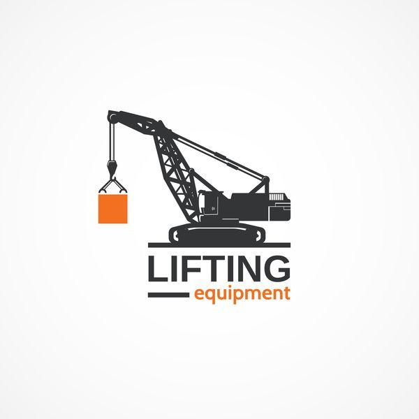 Equipment Logo - Lifting equipment logo design vectors free download