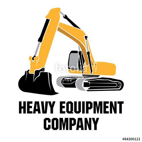 Equipment Logo - heavy equipment logo icon vector