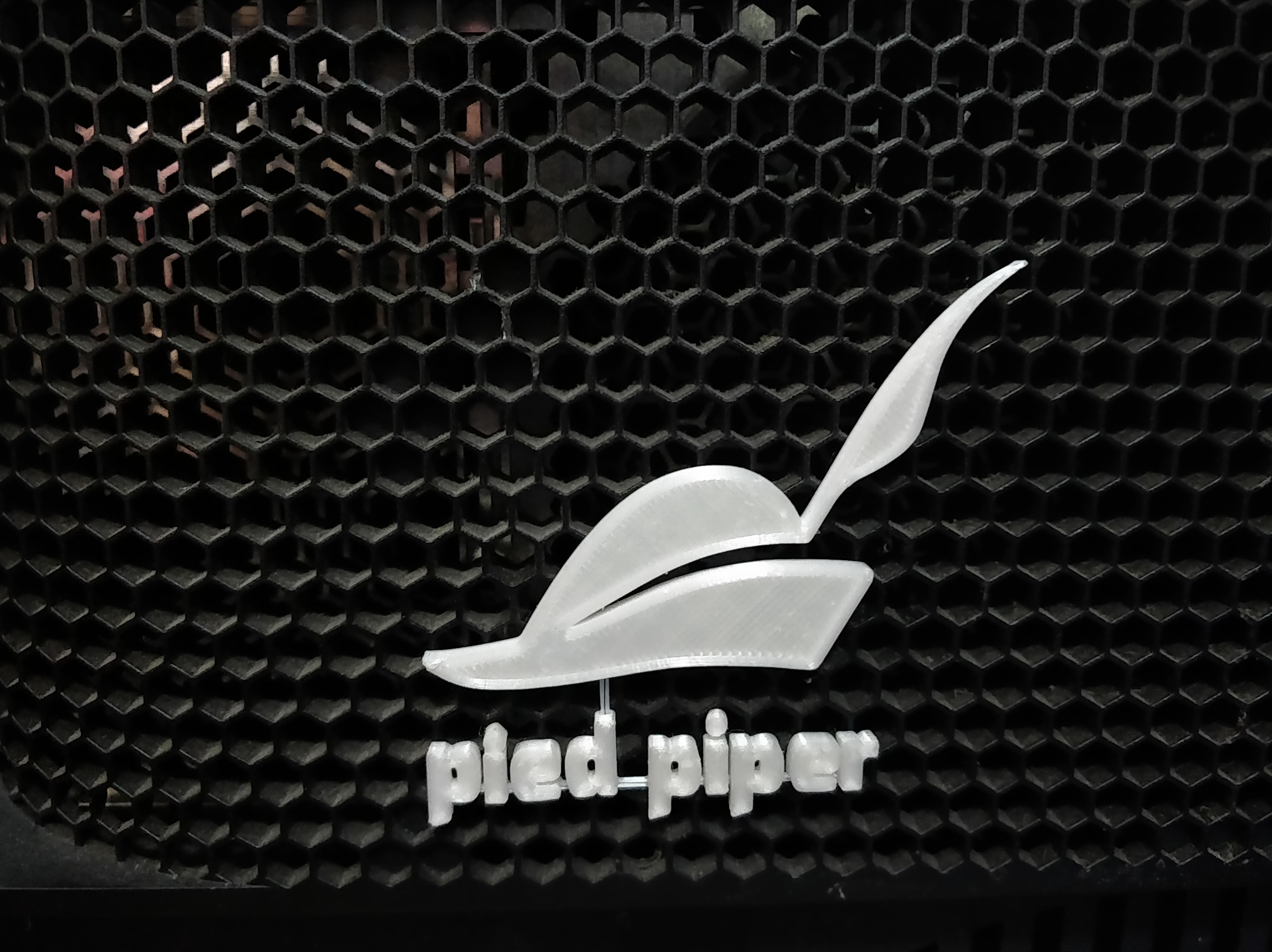 Black Server Logo - 3d Printed Server logo : SiliconValleyHBO
