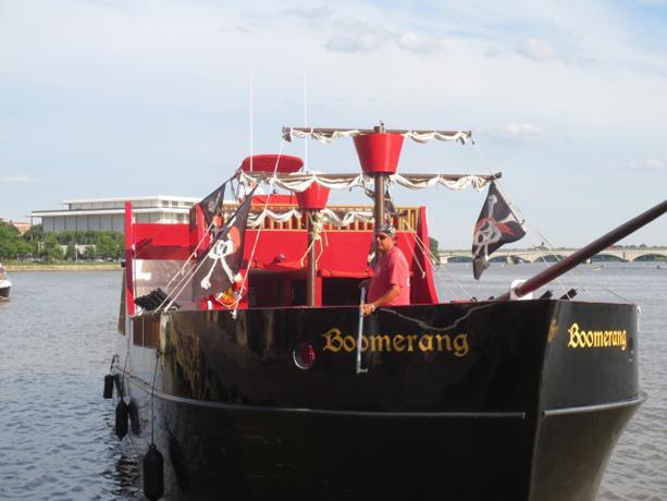 Boomerang Pirate Ship Logo - The Boomerang Pirate Ship at Washington Harbour