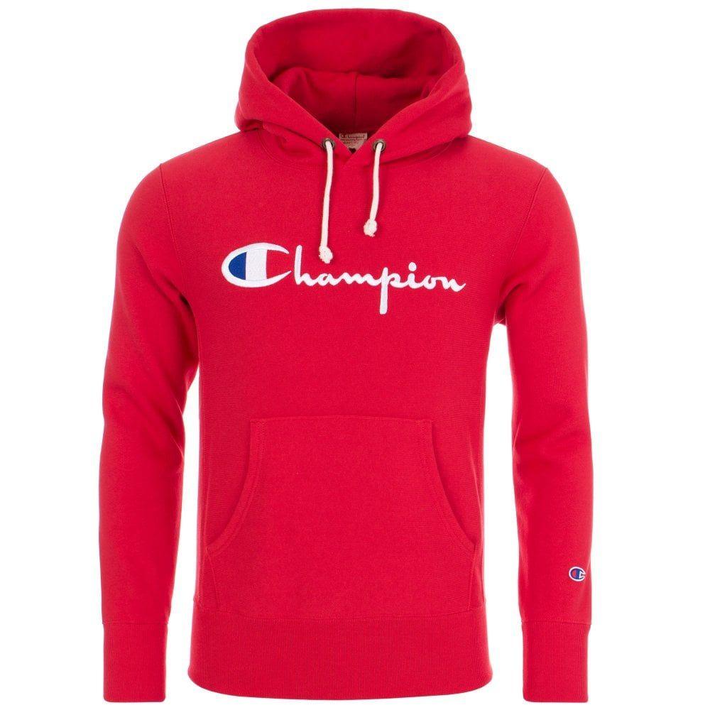 Champion Clothing Logo - Script Logo Reverse Weave Hoodie | Champion | EQVVS