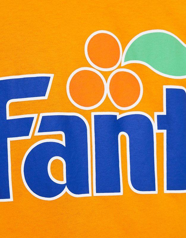 Fanta Orange Logo - Fanta logo T-shirt - pull&bear