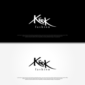 High End Clothing Brand Logo - Upmarket, Modern Logo design job. Logo brief for Kirk Fashion, a ...