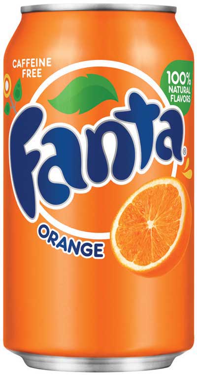 Fanta Orange Logo - Fanta, Orange - 12 oz | Coca-Cola Product Facts