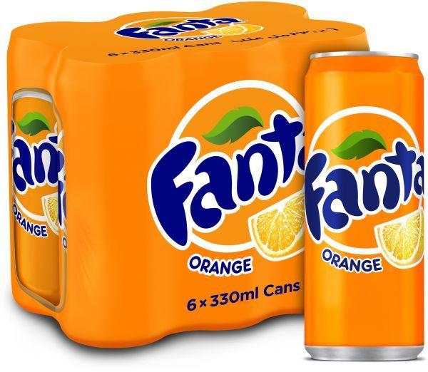 Fanta Orange Logo - Fanta Orange 6X330ML | Souq - UAE
