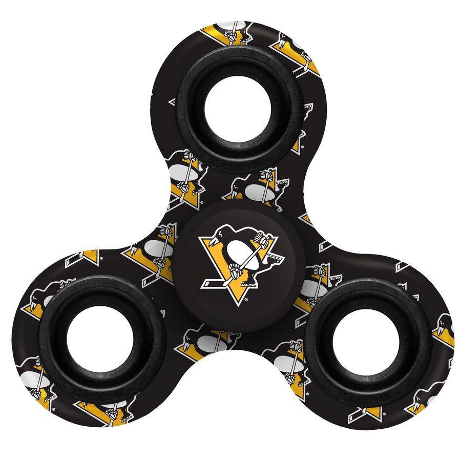 Pittsburgh Penguins Logo - Pittsburgh Penguins Logo Three-Way Fidget Spinner