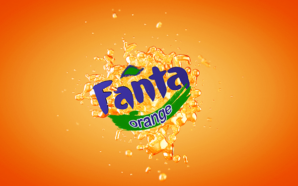 Fanta Orange Logo - FANTA ORANGE on Pantone Canvas Gallery