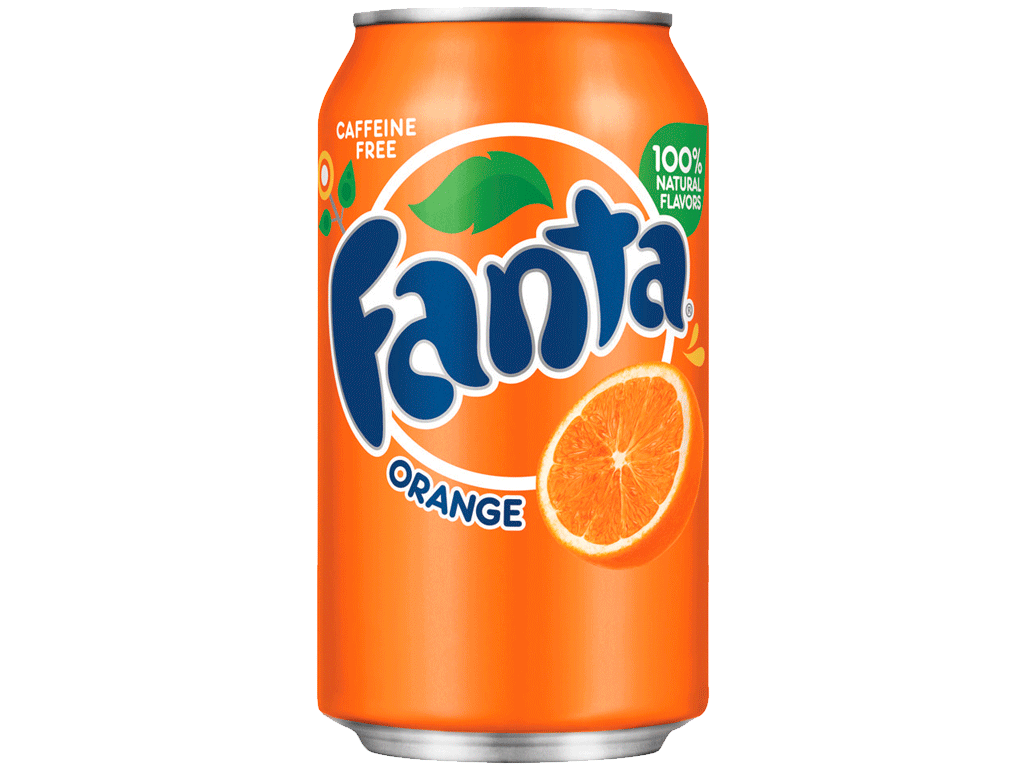 Fanta Orange Logo - Fanta Orange Large Can transparent PNG - StickPNG