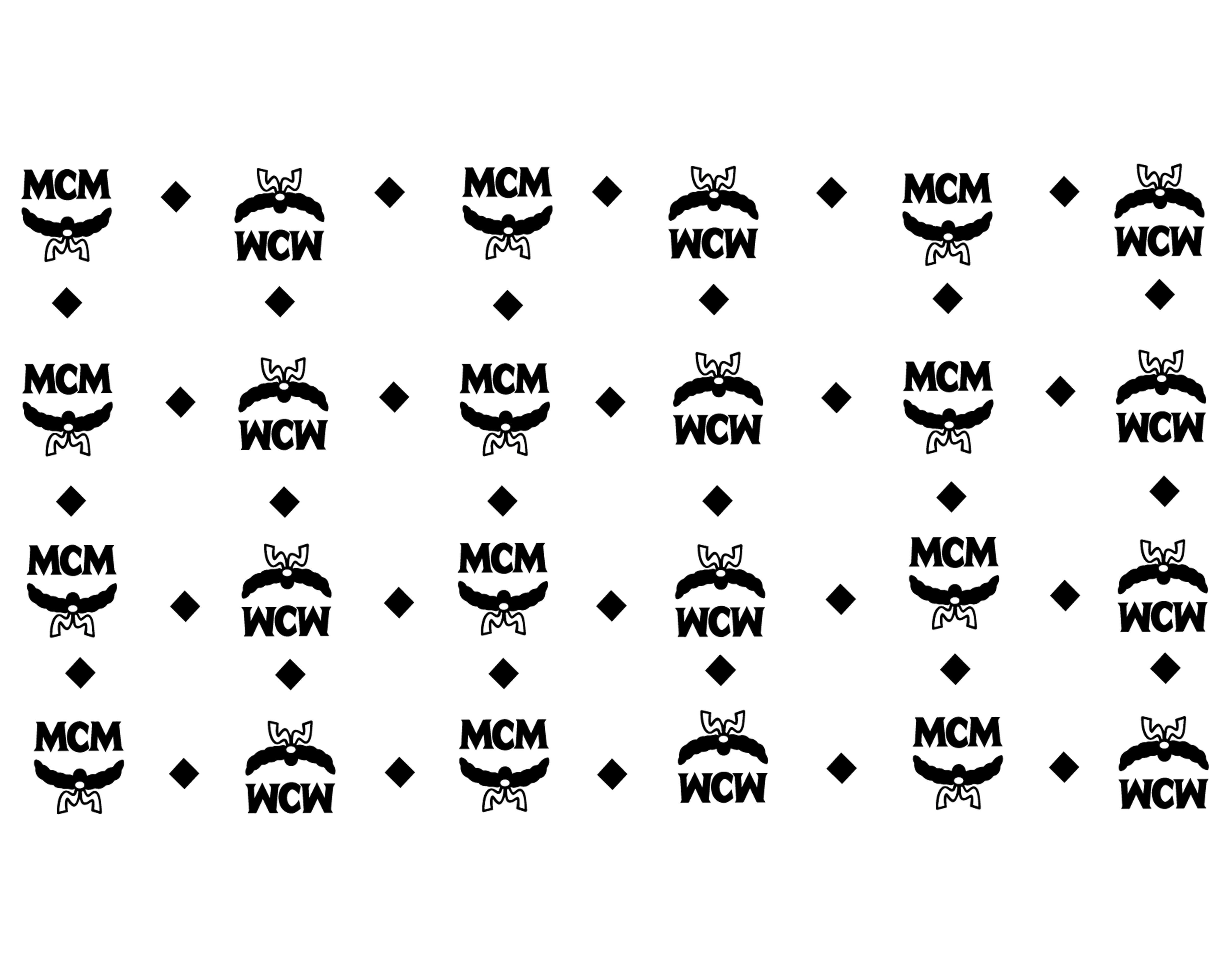 MCM Pattern Logo - MCM PATTERN VINYL PAINTING STENCIL *HIGH QUALITY* – ONE15