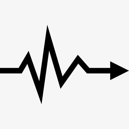 Black Arrow Logo - Black Arrow Heartbeat, Black, Arrow, Heartbeat PNG Image and Clipart